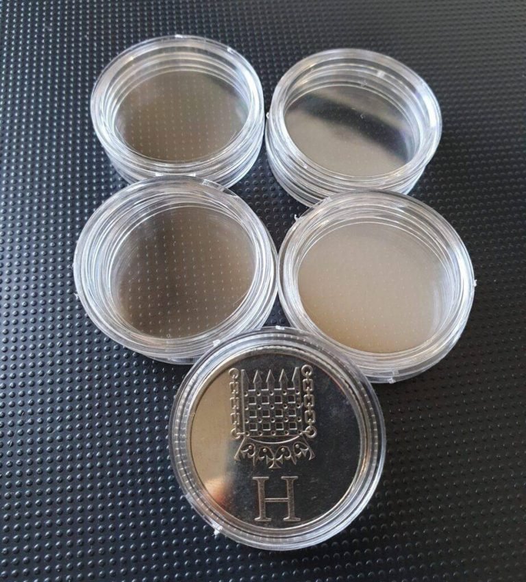 Plastic Clear Coin Capsules For P Coins Crawleycoins