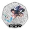 2024 Harry Potter 05 Winged Keys 50p Coloured BU CrawleyCoins