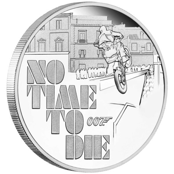 2020 Tuvalu - James Bond No Time to Die Silver Proof $1 from Perth Mint - Image 2