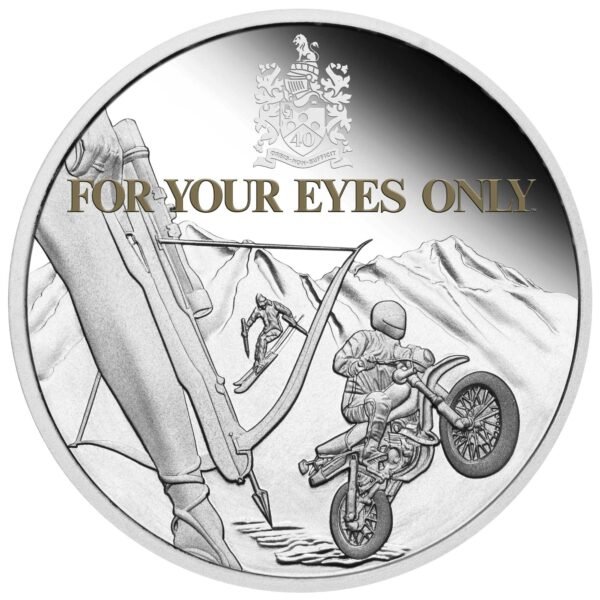 2021 Tuvalu - James Bond For Your Eyes Only 40th Anniversary Silver Proof $1 from Perth Mint - Image 3