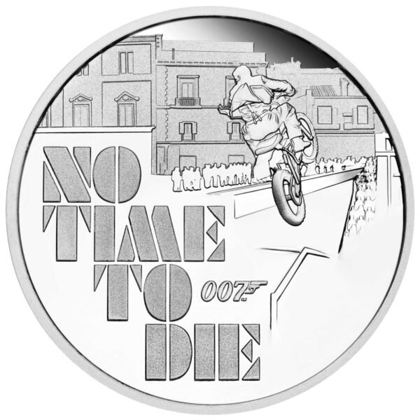 2020 Tuvalu - James Bond No Time to Die Silver Proof $1 from Perth Mint - Image 3