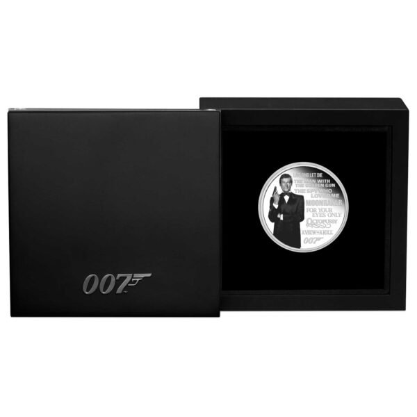 2022 Tuvalu - James Bond Legacy Series 2nd Issue 1 Oz Silver Proof $1 from Perth Mint