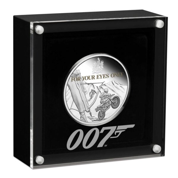 2021 Tuvalu - James Bond For Your Eyes Only 40th Anniversary Silver Proof $1 from Perth Mint