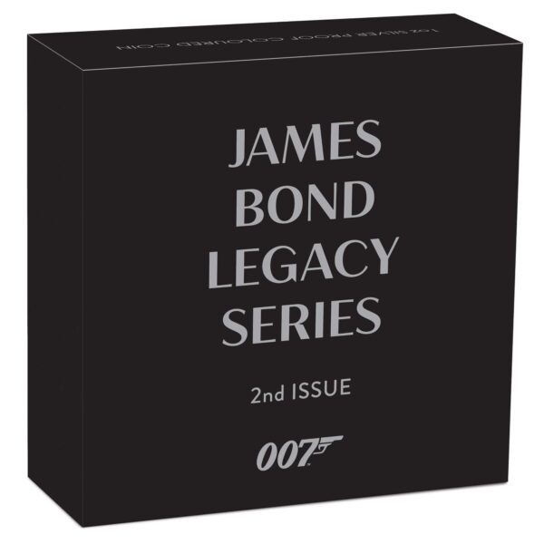 2022 Tuvalu - James Bond Legacy Series 2nd Issue 1 Oz Silver Proof $1 from Perth Mint - Image 5