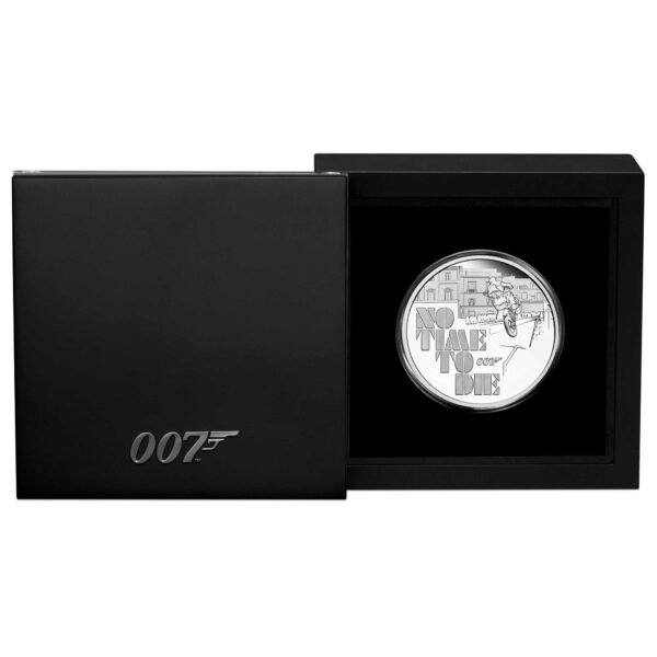 2020 Tuvalu - James Bond No Time to Die Silver Proof $1 from Perth Mint