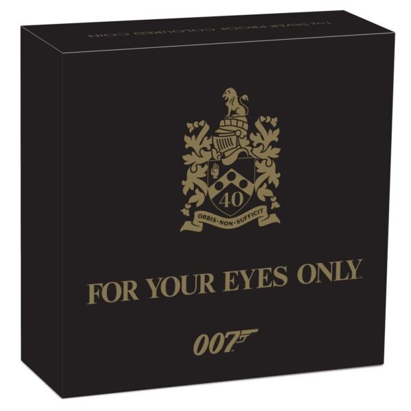 2021 Tuvalu - James Bond For Your Eyes Only 40th Anniversary Silver Proof $1 from Perth Mint - Image 5