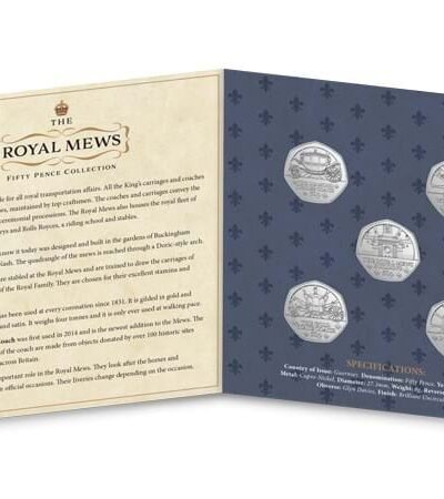 2024 Guernsey – Royal Mews 50p BU Coin Set