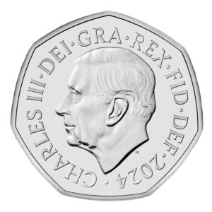 Various UK Salmon BU 50p Coin in Capsule - 2024