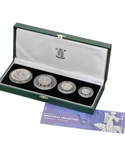 2001 Britannia Collection Silver Proof 4-Coin Set