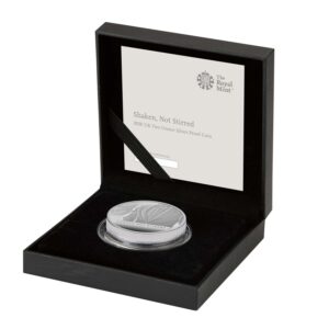 2020 03 Shaken not Stirred, James Bond UK 2 Oz Silver Proof