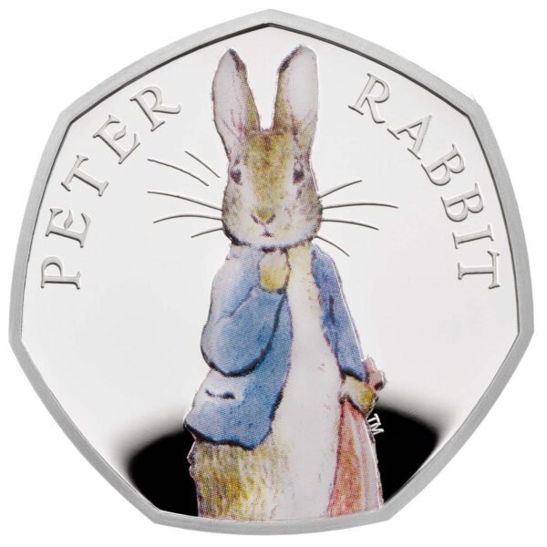 2019 Peter Rabbit 50p Silver Proof - Image 4