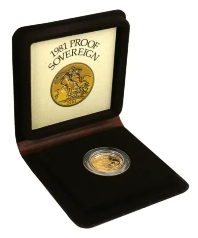 1981 Full Sovereign Proof in Original Mint Box