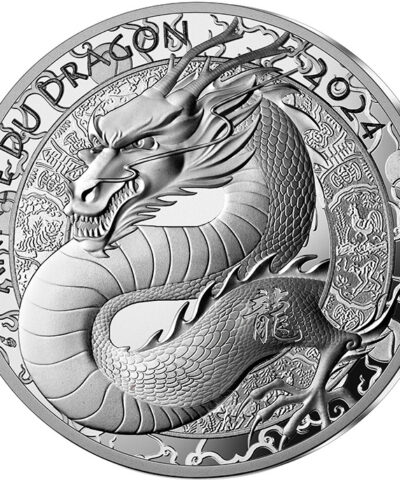 2024 France Year of the Dragon Paris Mint Lunar €10 Silver Proof