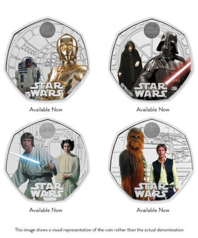 2023 2024 Star Wars – Character Duo 50p Coloured BU Set