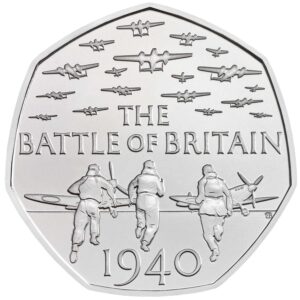 2019 Reissue Battle of Britain UK 50p BU in Capsule
