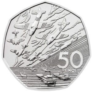 2019 Reissue D-Day Landings UK 50p BU in Capsule