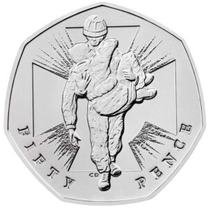 2019 Reissue Heroic Acts UK 50p BU in Capsule
