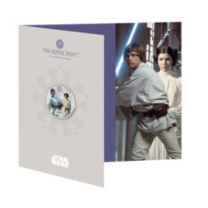 2023 Star Wars - 03 Luke Skywalker and Princess Leia 50p Coloured BU