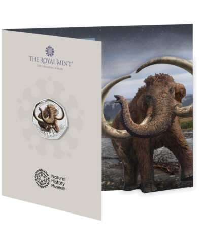 2024 Ice Age Giants – 01 Steppe Mammoth 50p Coloured BU