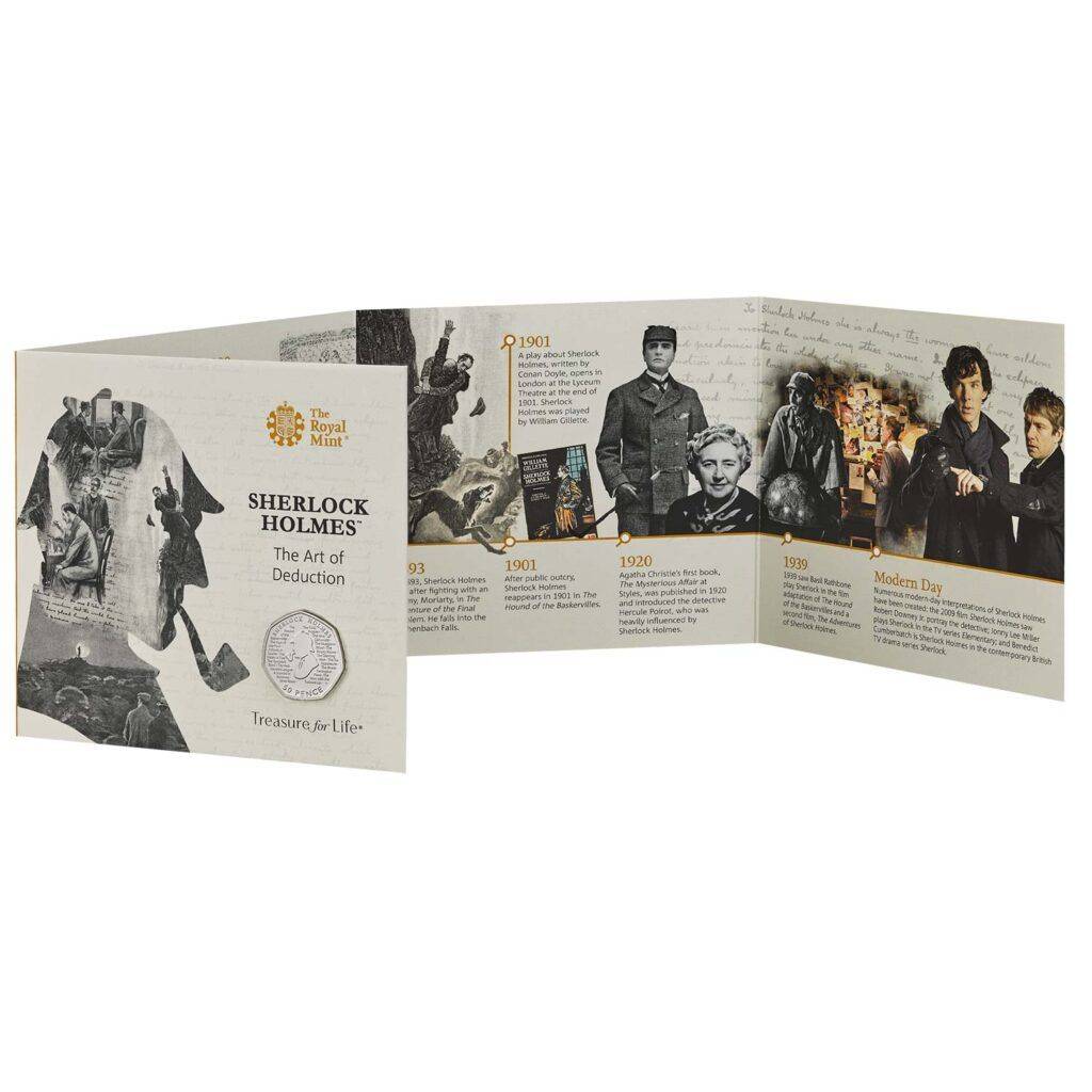 2019 Sherlock Holmes 50p BU Coin - Image 3