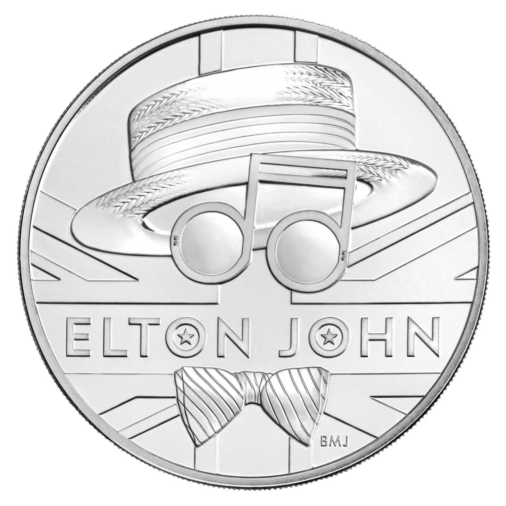 2020 Elton John UK £5 BU Coin - Rocket Man - Image 3