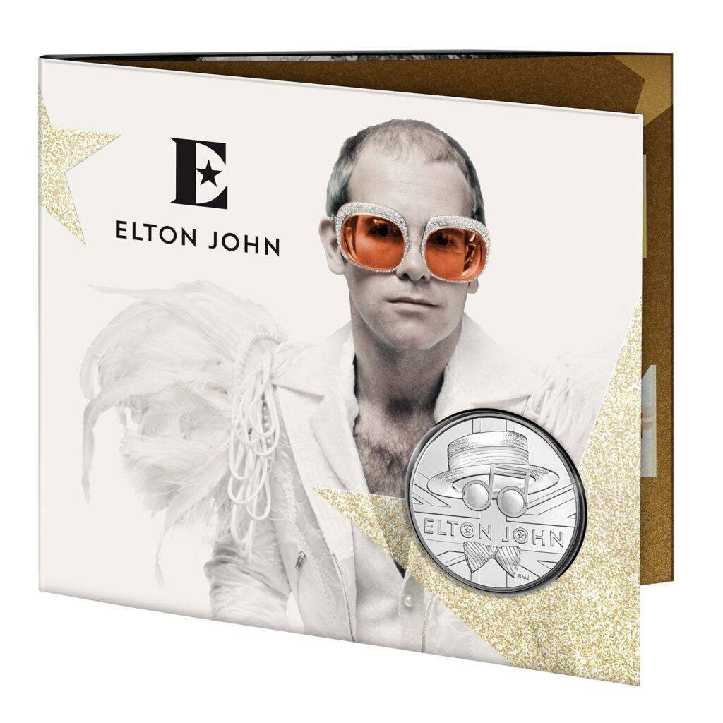 2020 Elton John UK £5 BU Coin - Rocket Man