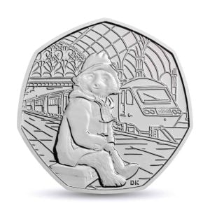 2018 Paddington at Station 50p BU Coin in Capsule