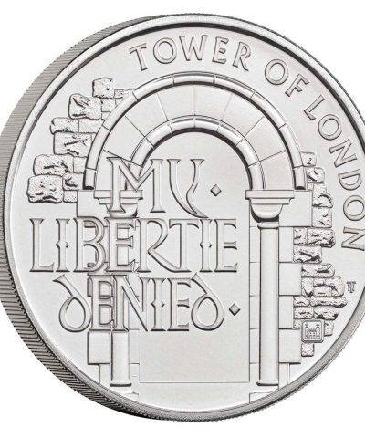 2020 The Infamous Prison UK £5 BU Coin in Capsule