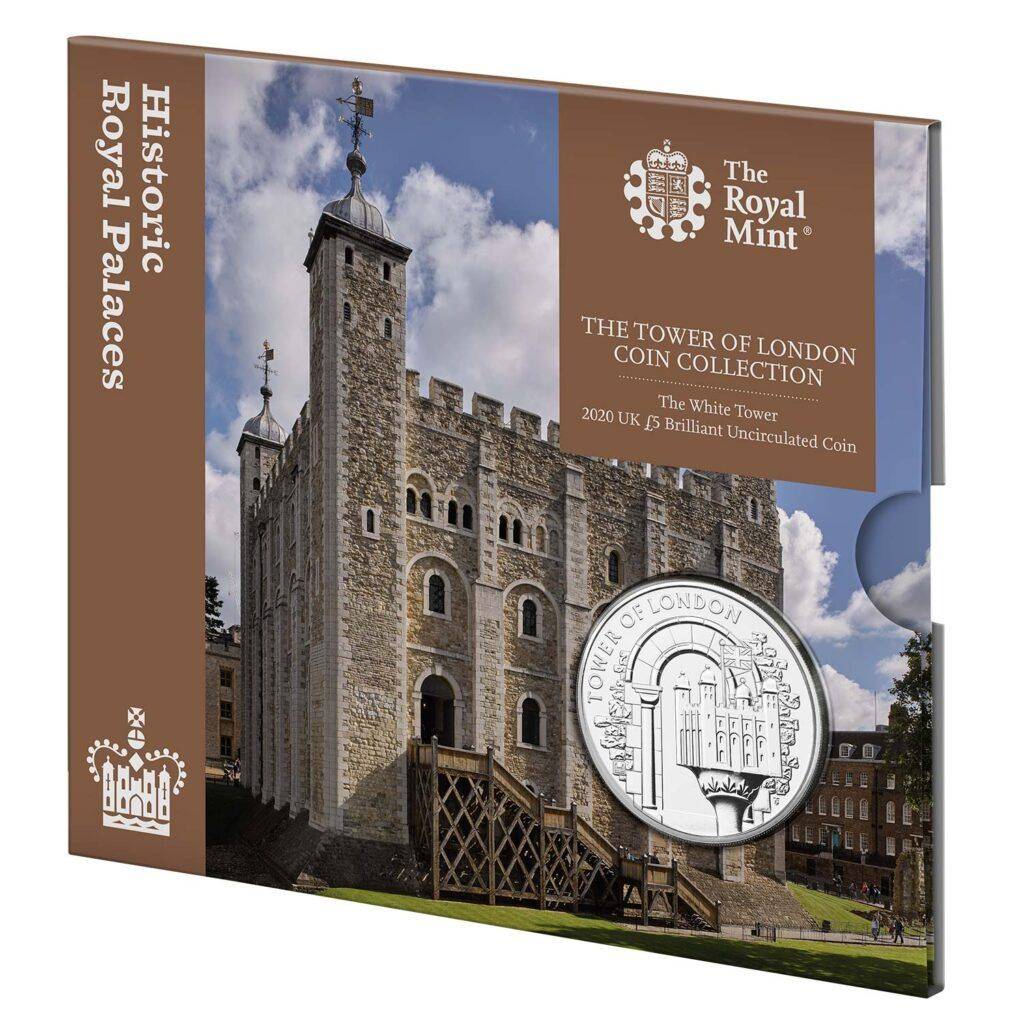 2020 The White Tower UK £5 BU Coin - Image 3