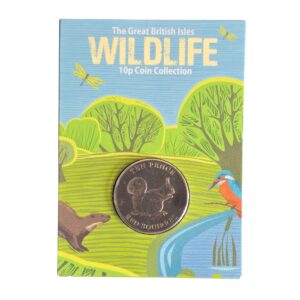 2021 Guernsey - Red Squirrel 10p BU Coin in Pack