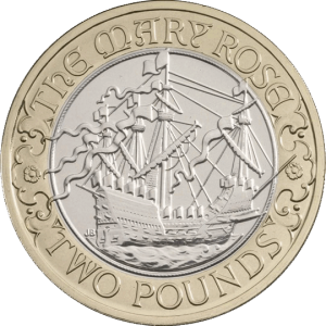 2011 The Mary Rose Circulating £2