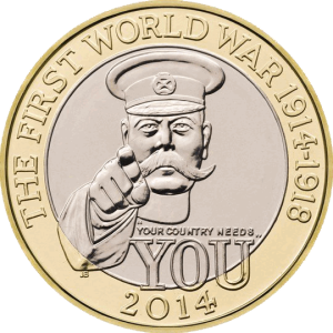 2014 First World War Centenary Circulating £2
