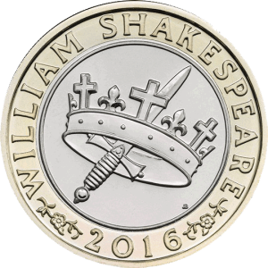 2016 Shakespeare Histories Crown Circulating £2