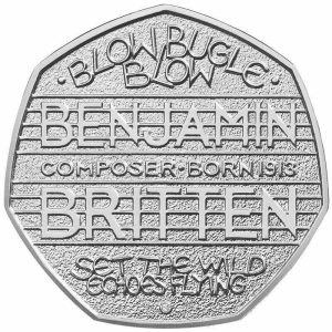 2013 Benjamin Britten Circulated 50p