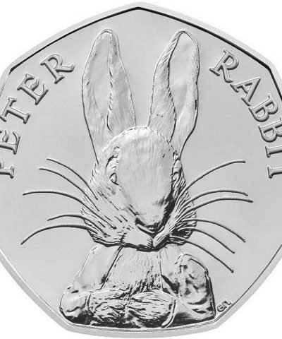 2016 Peter Rabbit UK 50p BU Coin in Capsule