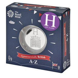 2018 UK 'H' House of Parliament Silver Proof 10p