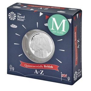 2018 UK 'M' Mackintosh Silver Proof 10p