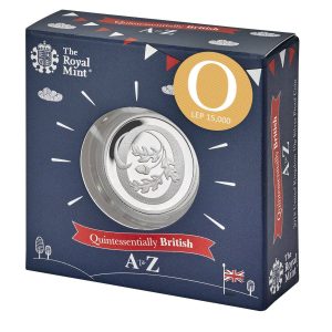 2018 UK 'O' Oak Tree Silver Proof 10p