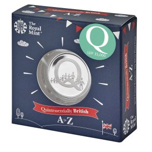 2018 UK 'Q' Queue Silver Proof 10p