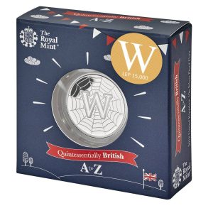 2018 UK 'W' World Wide Web Silver Proof 10p