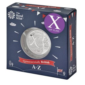 2018 UK 'X' X Marks the Spot Silver Proof 10p