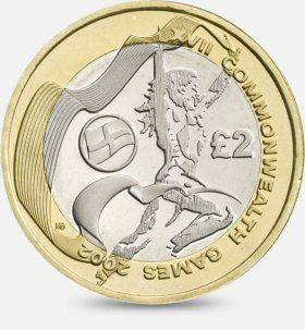 2002 XVII Commonwealth Games (England) Circulated £2