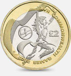 2002 XVII Commonwealth Games (Northern Ireland) Circulated £2