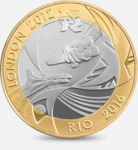 2012 Olympic London to Rio Handover Ceremony £2 Circulated Coin
