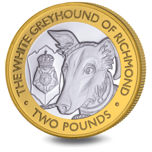2021 Queen's Beasts - Greyhound of Richmond £2 BU Coin in Capsule