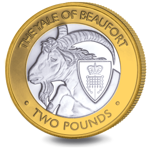 2021 Queen's Beasts - Yale of Beaufort £2 BU Coin in Capsule