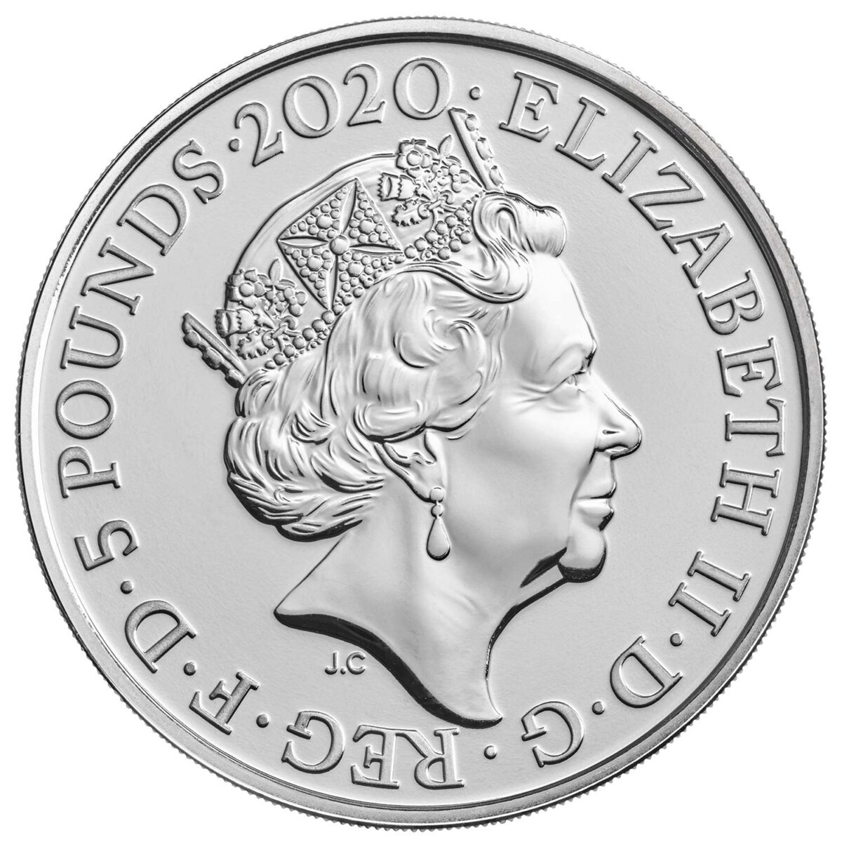 2020 Britain's Longest Reigning King £5 BU
