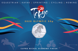 2021 Gibraltar Tokyo Olympic - Equestrain 50p BU Coin Pack