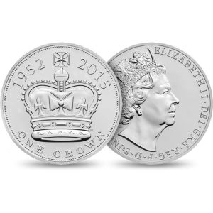 2015 The Longest Reigning Monarch £5 BU Coin in Capsule