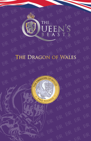 2021 Queen's Beasts - Red Dragon of Wales £2 BU